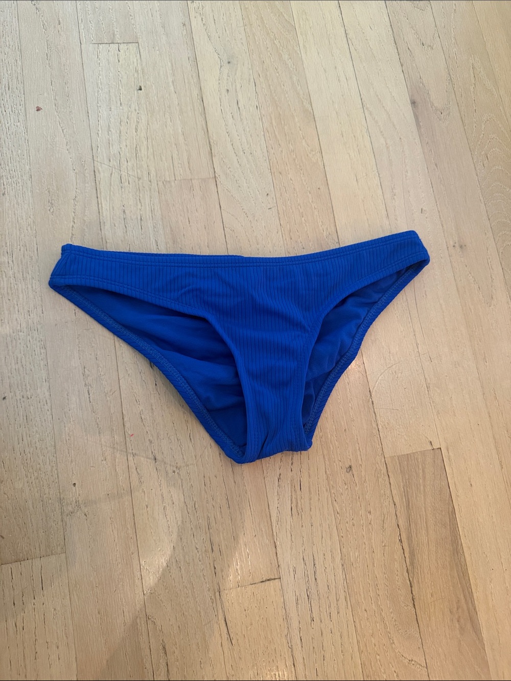Xhilaration Ribbed Bikini Bottom - Cobalt